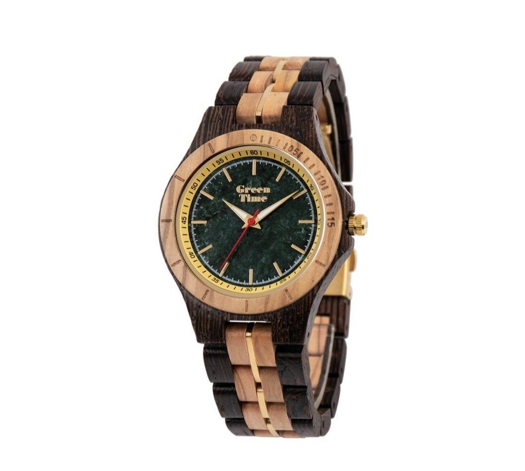 Zw136E Wood orologio Green Sessa Natural Gioielleria Time uomo -